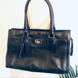 Vintage black Coach Chelsea Legacy Satchel